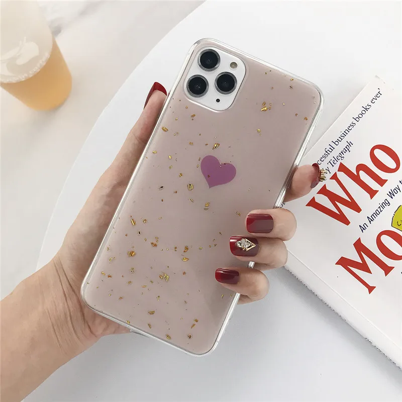 AC8513P Lovebay чехол для телефона для iPhone 11, 6, 6 S, 7, 8 Plus, X, XR, XS, Max, роскошный блестящий Мягкий ТПУ с золотой фольгой и мрамором для iPhone 11 Pro Max - Цвет: AC8513P