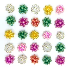 Банты для упаковки подарков, самоклеящиеся, 100 см, 2,5 шт., рождественские подарочные банты