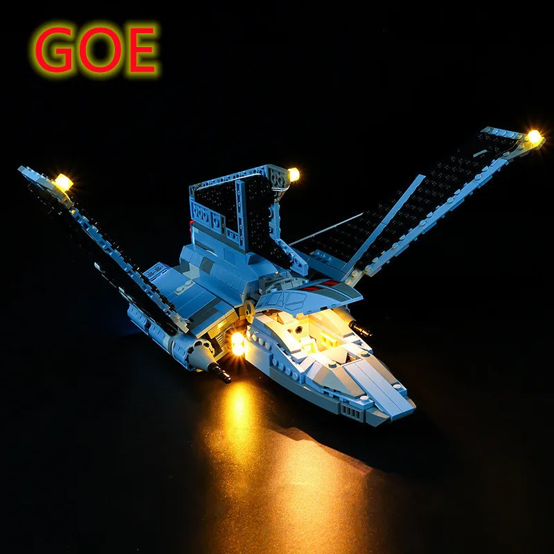 

GOE Led Light Kit For 75314 Star Fighting Bad Batch Attack Shuttle Ideas Bricks Lighting Set Toys Kids Gift(Only LED Light)