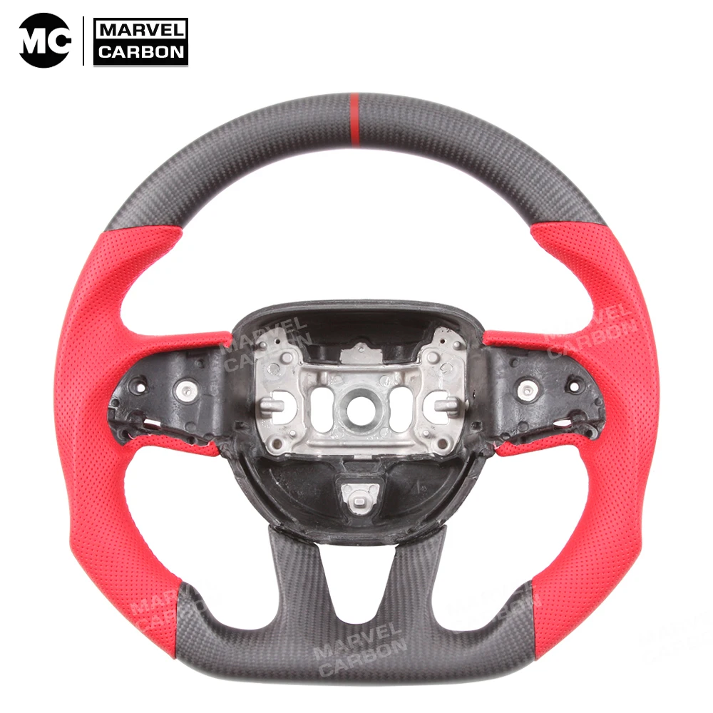 

Real Carbon Fiber Steering Wheel for Dodge Charger Challenger SRT