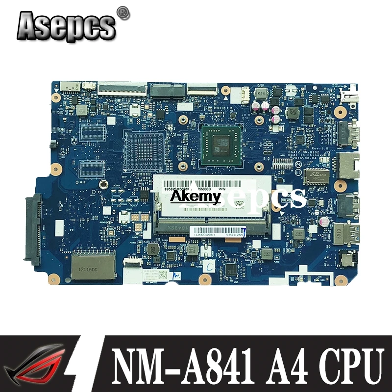 For Lenovo CG521 NM A841 материнская плата для 110 15ACL ноутбука CPU A4 7210 DDR3 100% тестовая