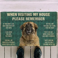 3d printed please remember leonberger dogs house doormat non slip door floor mats decor porch doormat 02