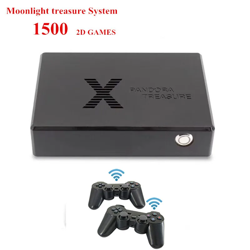 1500 games wireless Новая версия ТВ игровой ящик встроенный в 1500/3100 большие аркадные игры HDMI/VGA выход беспроводной геймпад видео игровые консоли - Цвет: 1500 games wireless