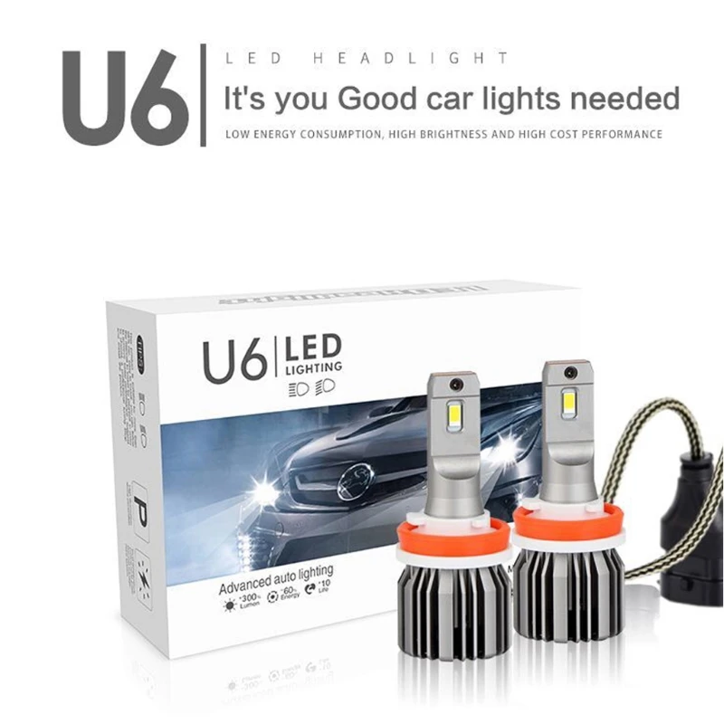 

Car Lights LED H4 20000LM 9012 HIR2 H11 LED Lamp for Car Headlight Bulbs Highlight Integration Auto Headlamps Car Accessories