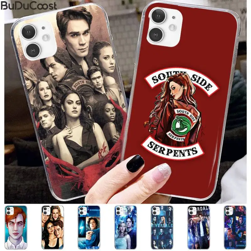 

American TV Riverdale Southside Serpents Painted Phone Case For iphone 11 Pro11 Pro Max X 8 7 6 6S Plus 5 5S SE cass