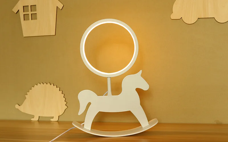 Светильник в виде лошади слона стильный светильник ночник 2019 USB питание домашнее