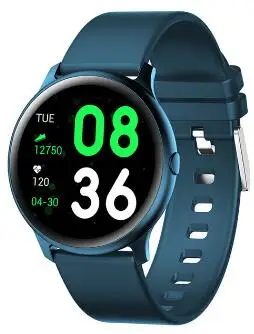KW19 спортивные часы для apple watch, для женщин, смарт-браслет, для мужчин, фитнес-браслет, mp3 камера, часы, умные часы - Цвет: Синий