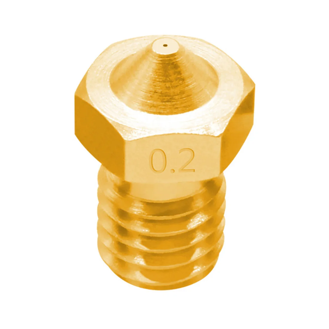 

10Pcs/set DIY M6 Thread 1.75 mm / 0.2 Nozzle for 3D Printer accessories part 2020 new arrival