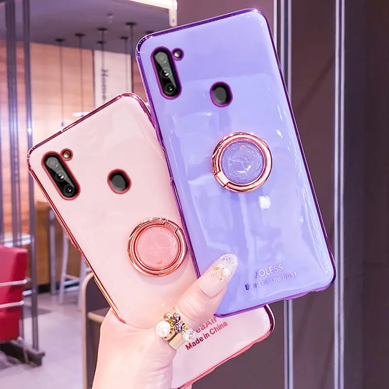 Luxury Silicone Case For Samsung Galaxy A11 phone Case Cover A21 Shockproof Holder Case For Samsung Galaxy A11 a21