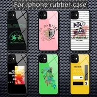 fashion brand la martinas poloos phone case rubber for iphone 12 11 pro max xs 8 7 6 6s plus x 5s se 2020 xr 12 mini case