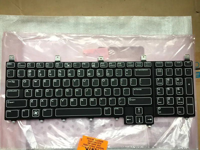 

Оригинальная Подлинная Клавиатура для ноутбука Dell Alienware M17X M18X R1 R2 R3 R4 R5