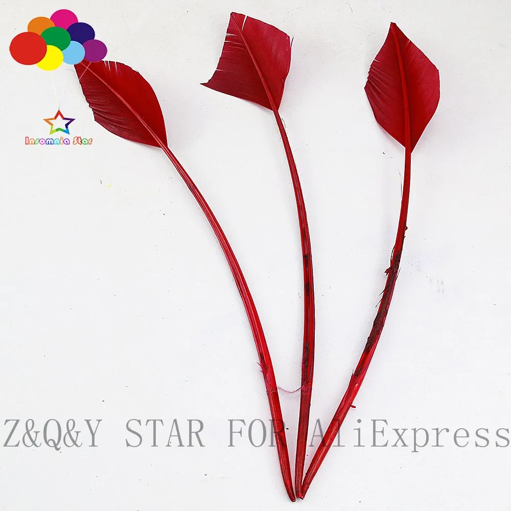 Натуральное гнездо индейки 25-30 см лесное перо ножницы окрашенное винно-красное