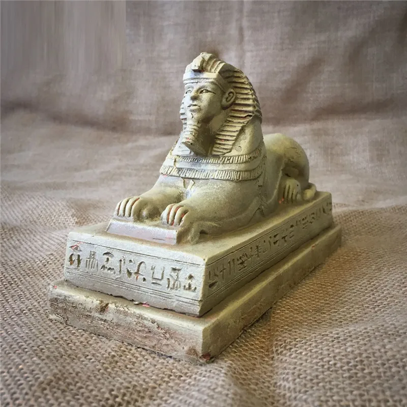 

Египетский Сфинкс, художественная скульптура TUTANKHAMUN, статуэтка Сфинкса из Египта, Статуэтка из смолы, ремесло, украшение для дома, сувениры ...