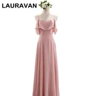 Женское шифоновое платье подружки невесты, длинное свадебное платье для гостей, размера плюс