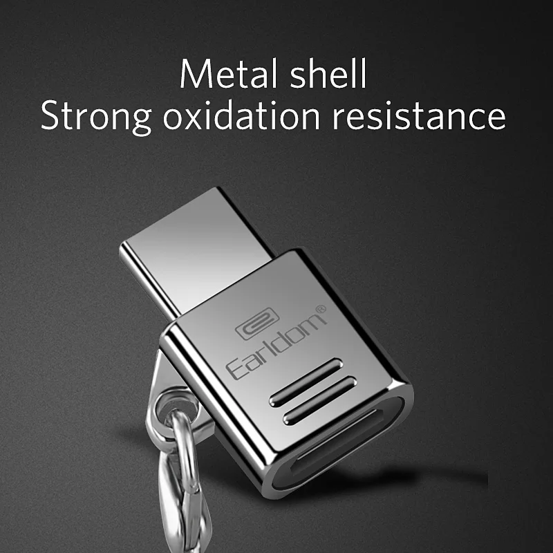 Earldom usb type C Мужской к Micro USB Женский type-c адаптер Разъем для зарядки Micro usb конвертер typec