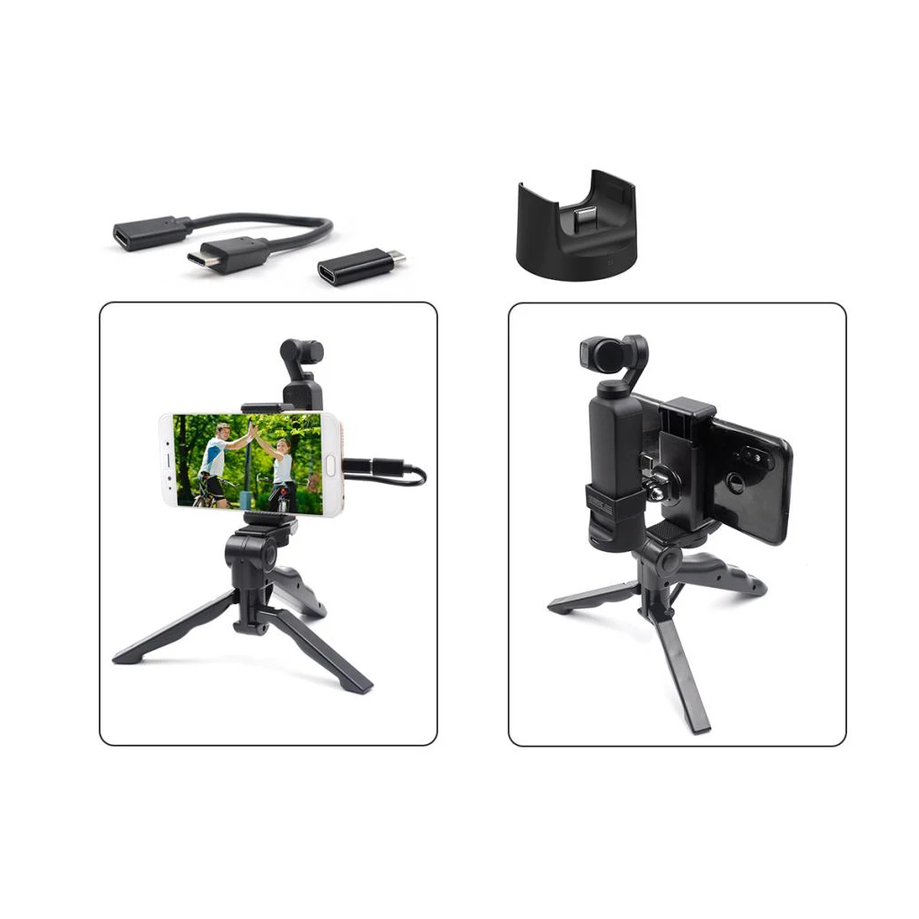 Ручной держатель телефона кронштейн для iPhone Samsung Xiaomi штатив крепление DJI Osmo