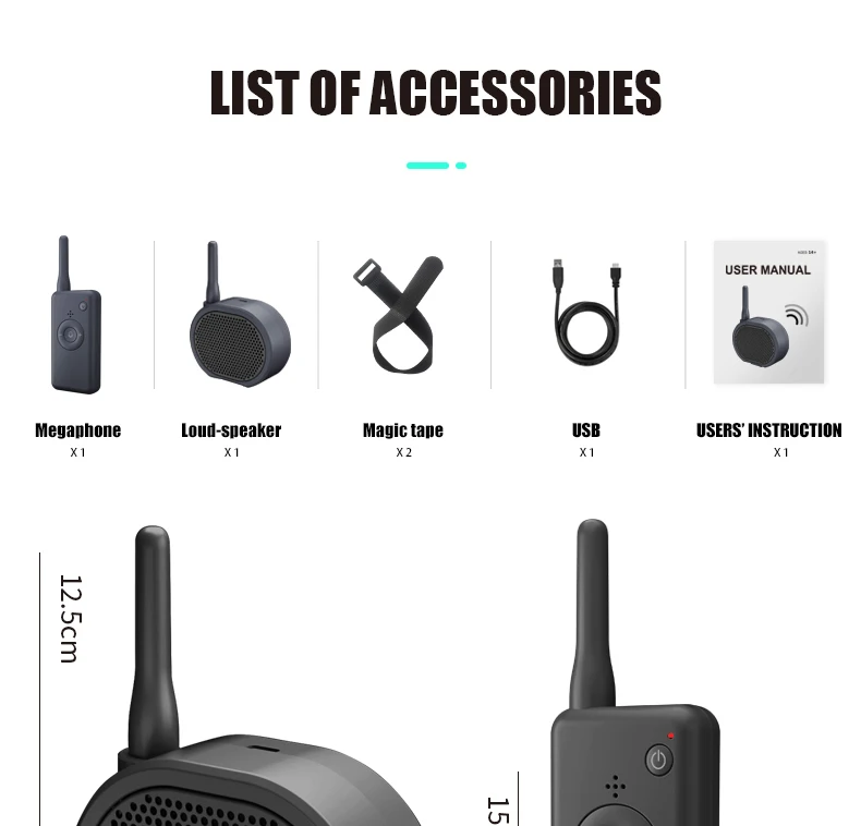 Динамик для дрона мегафон громкий динамик 2000 м Дистанция управления X8SE DJI Mavic Mini 2 /