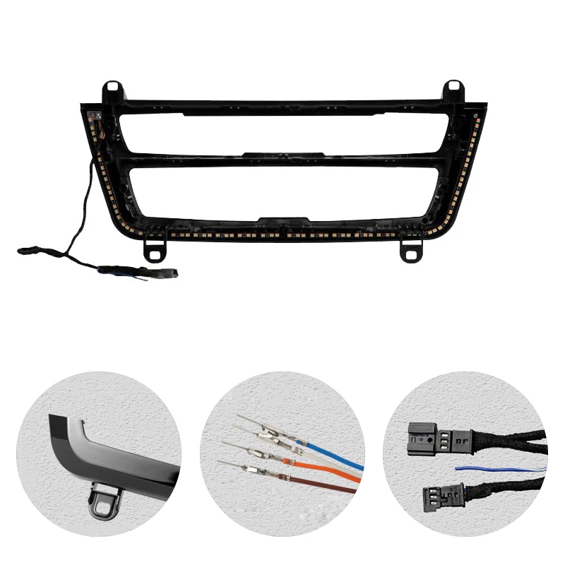 Сменная Крышка для панели CD салона автомобиля с подсветкой BMW 3 4 серии 3GT M3 M4 F30 F31 F32