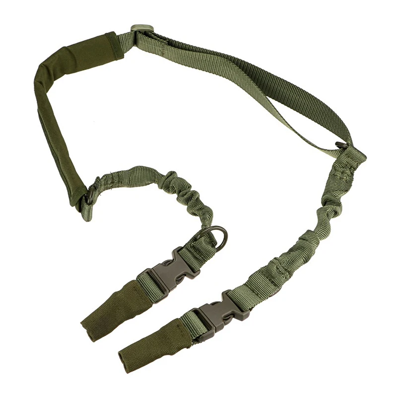 

Tactical Adjustable Two Point Multi-mission Gun Sling Rifle Sling Quick Detach QD Bungee Nylon Strap for Hunting Accessories