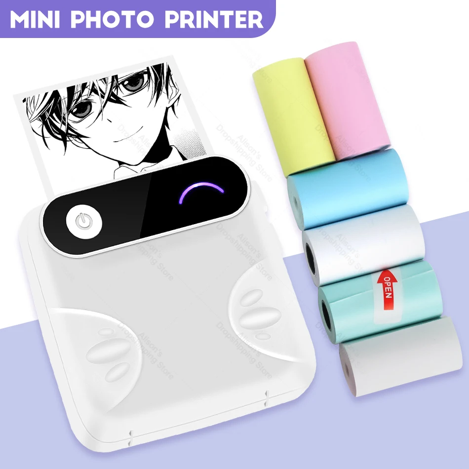 Миниатюрный портативный термопринтер MYXprint карманный Термопринтер для