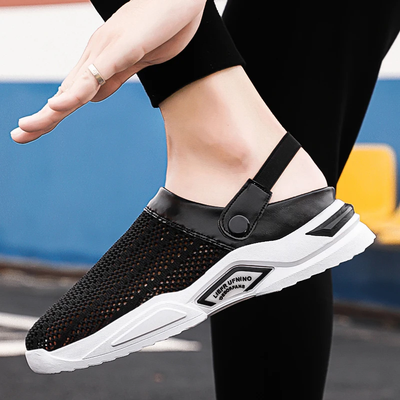 Summer Men Sandals Beach Shoes Breathable Fashion Light Weight Male Casual Shoes Outdoor Flats Water Shoes Sandalias Hombre