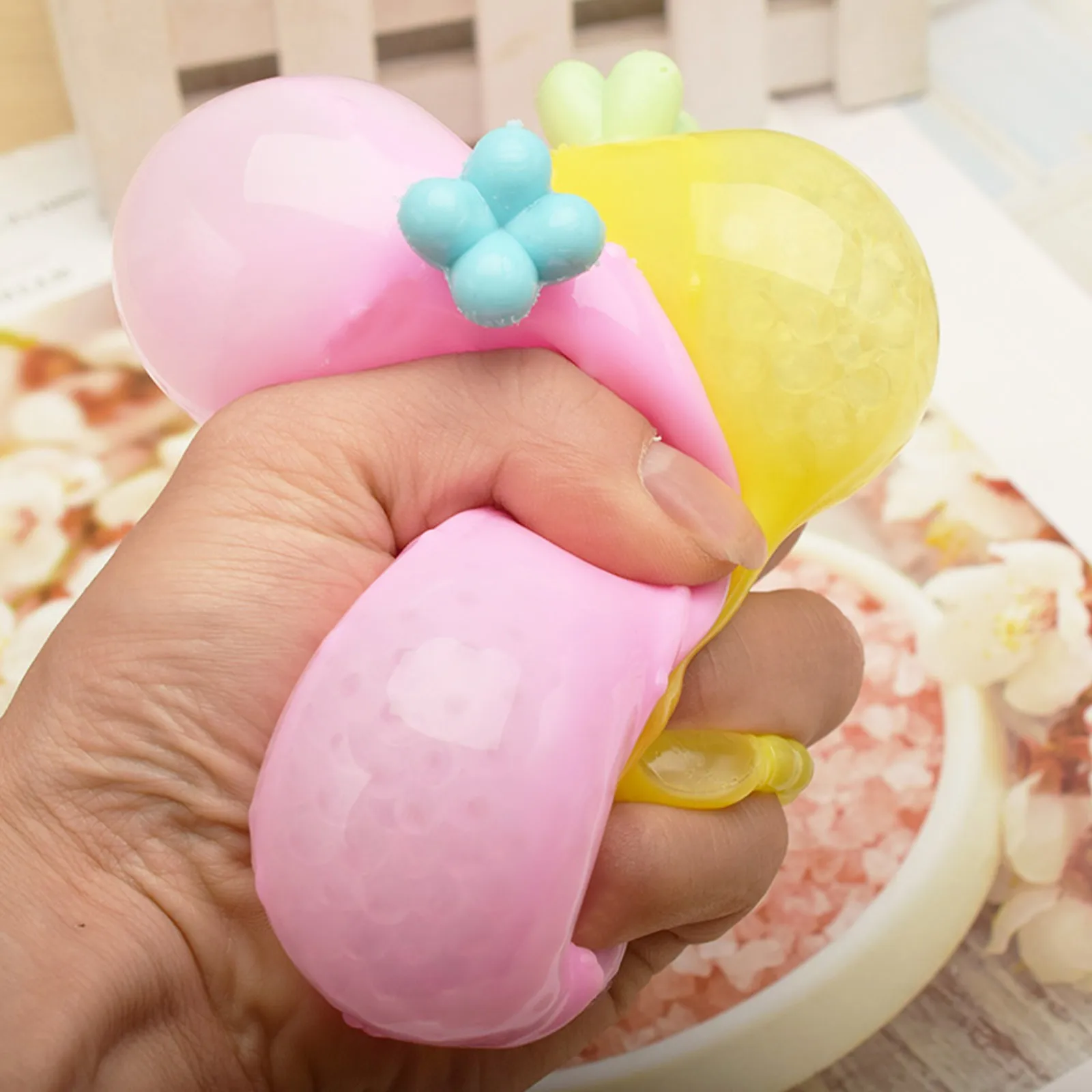 

New Simulation Cactus Decompression Toy Office Decompression Toy 50ml Stress Reliever Adult Children Toy Fruit Shape Squeeze