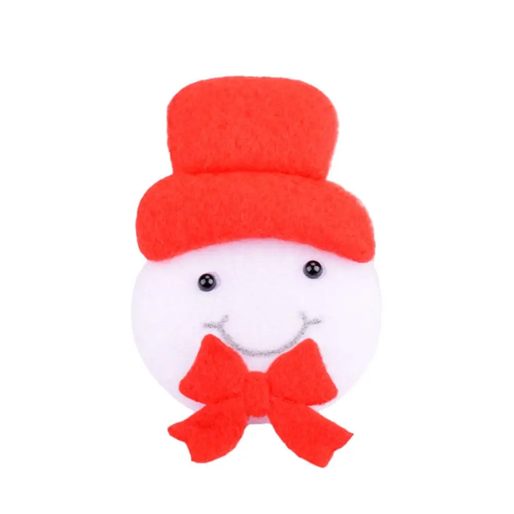 Рождественские Броши рождественские булавки освещение светодиодный значок