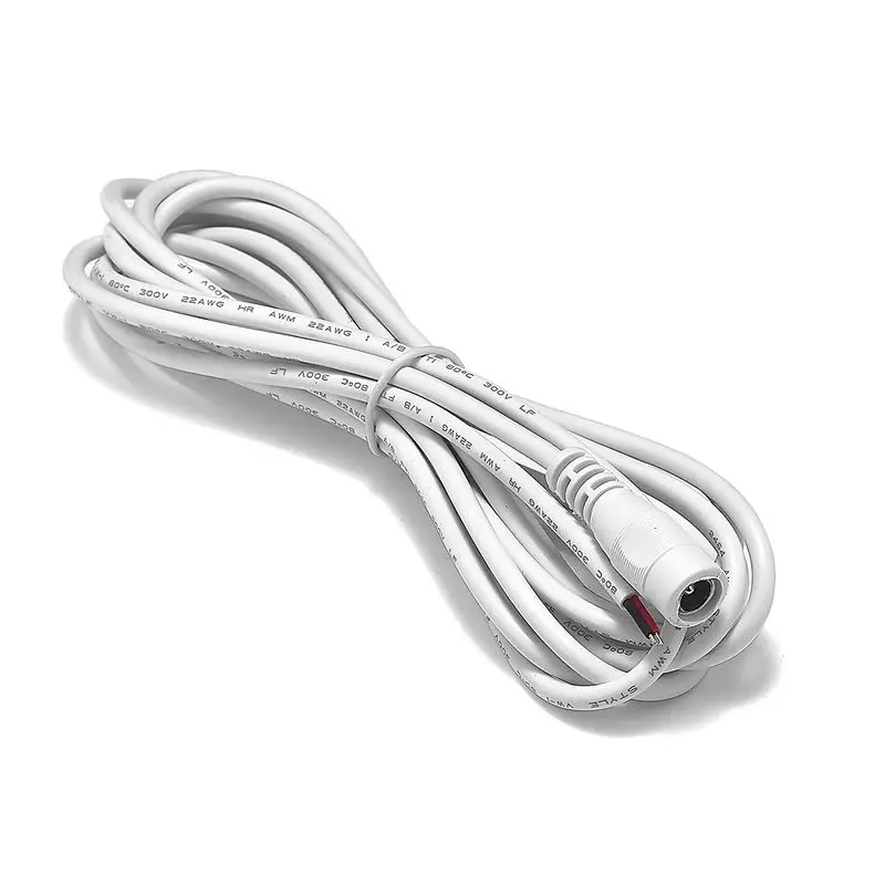 Светодиодная лента RGBW 5 В 12 постоянного тока 2 м кабель питания 5x2 1 мм разъем Мама