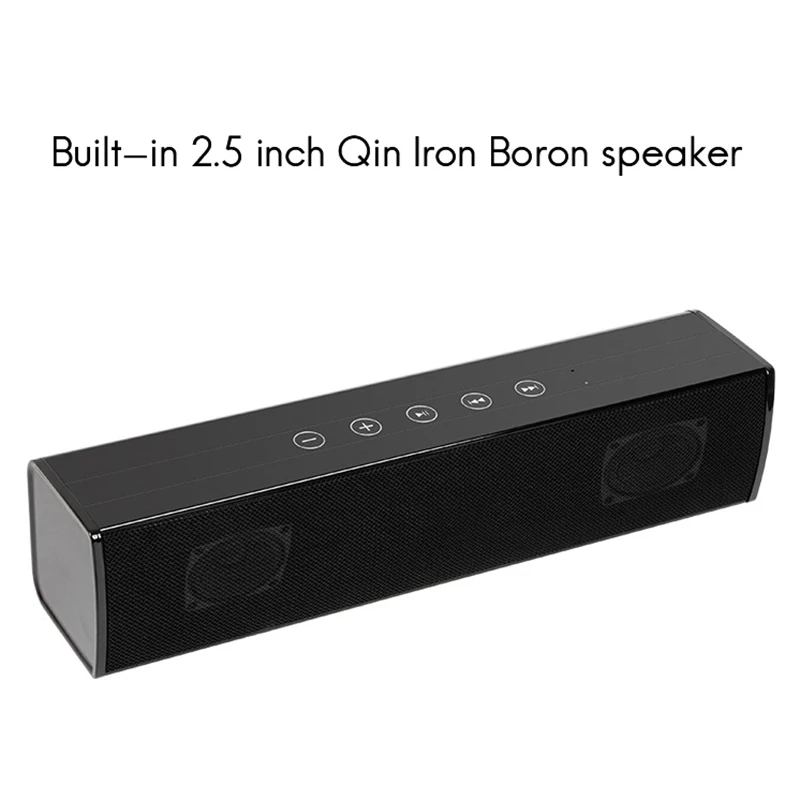 

Bluetooth Speaker Long Strip Wireless Fabric 2.4G Remote Control TV Desktop Audio Suitable for TV Speakers/Home Theater