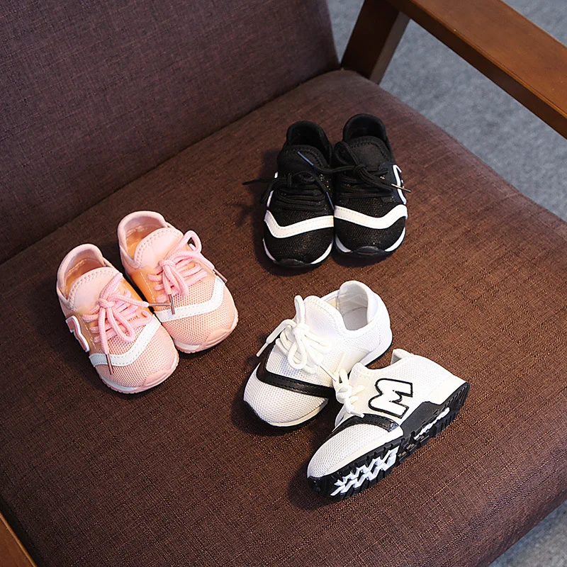 2017 новые осенние детские классические сетчатые дышащие модные кроссовки детская