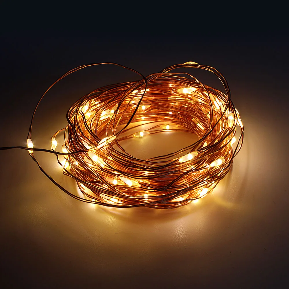 

LED String Lights Copper Wire Fairy Light Battery Powered Garland Navidad Holiday Bedroom Home Wedding Christmas Decoration 2022