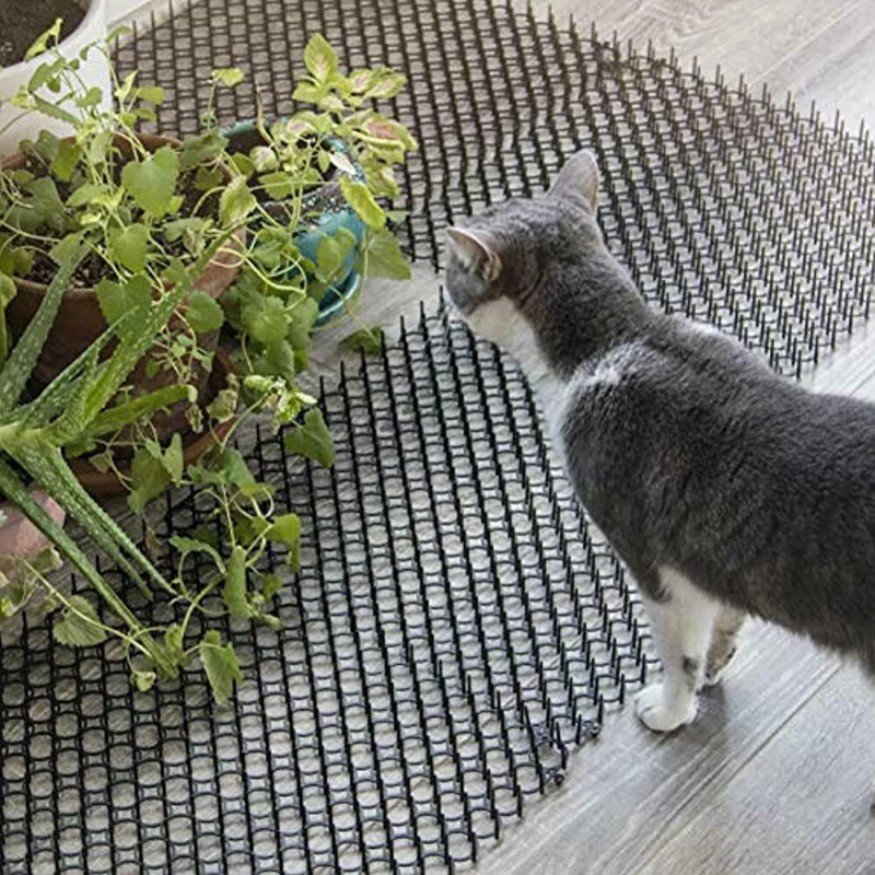 

2Pcs Garden Prickle Strip Cat Repellent Deterrent Spike Anti-Cat Dog Supplies