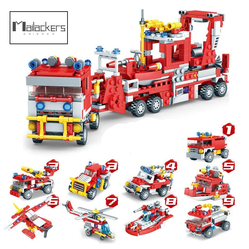 

Детский конструктор Mailackers, 9 в 1