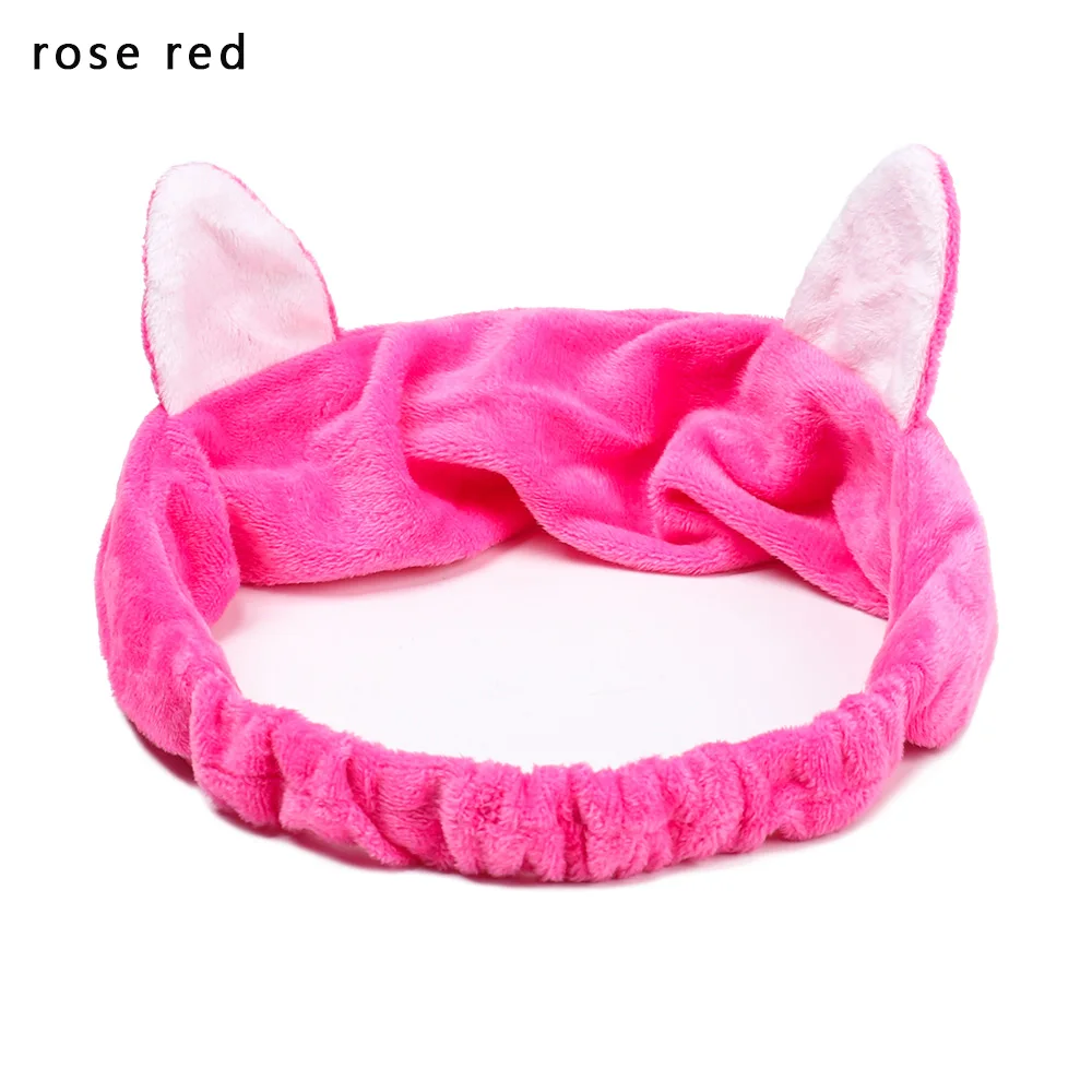 E-rose red 1 шт. горячая Распродажа Женская широкая спортивная йога Нескользящая повязка на голову растягивающаяся Бохо повязка на голову эластичная Тюрбан повязка на голову для занятия бегом повязка для волос аксессуары - Цвет: E-rose red
