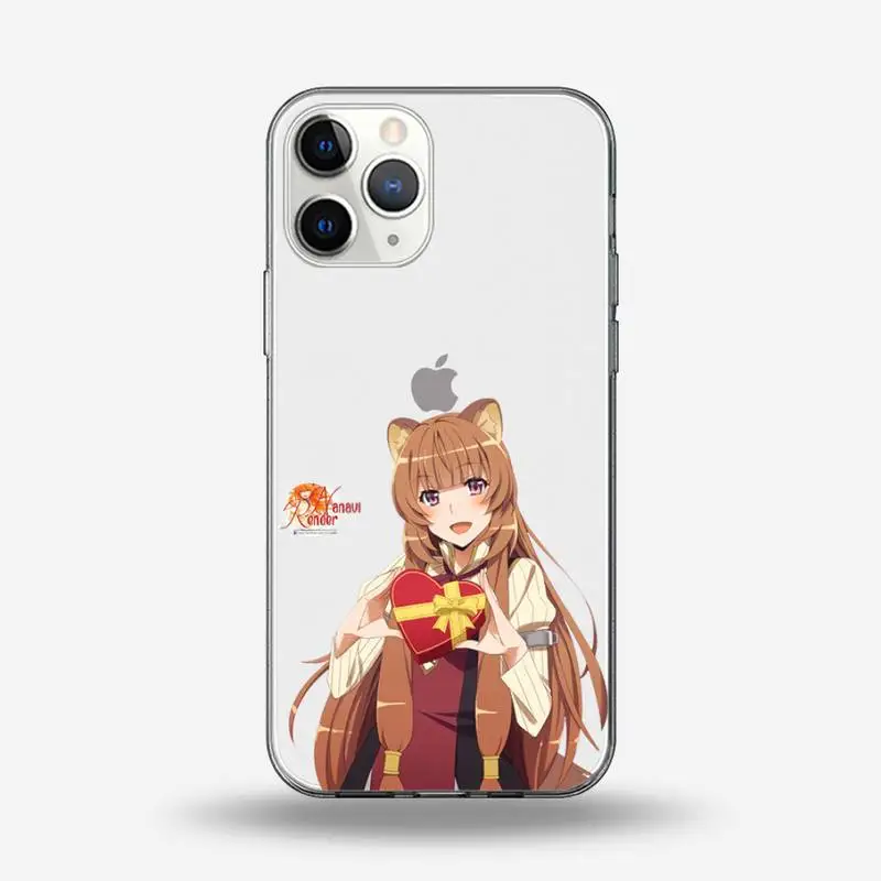 

Raphtalia Tate no Yuusha Phone Case Transparent for iPhone 6 7 8 11 12 s mini pro X XS XR MAX Plus custom protective shell funda