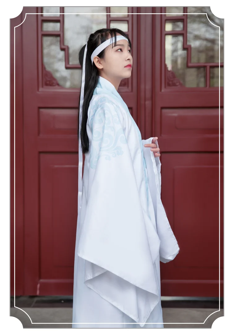 Lan Wangji Косплэй гроссмейстер демоническим культивирования костюм взрослых Mo дао