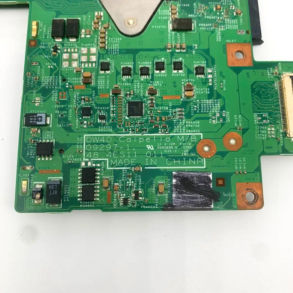 

CN-08YN7X 08YN7X For DELL Vostro 3400 V3400 HM57 PGA 989 Laptop motherboard 09297-1 48.4ES11.011 DDR3 Notebook Mainboard