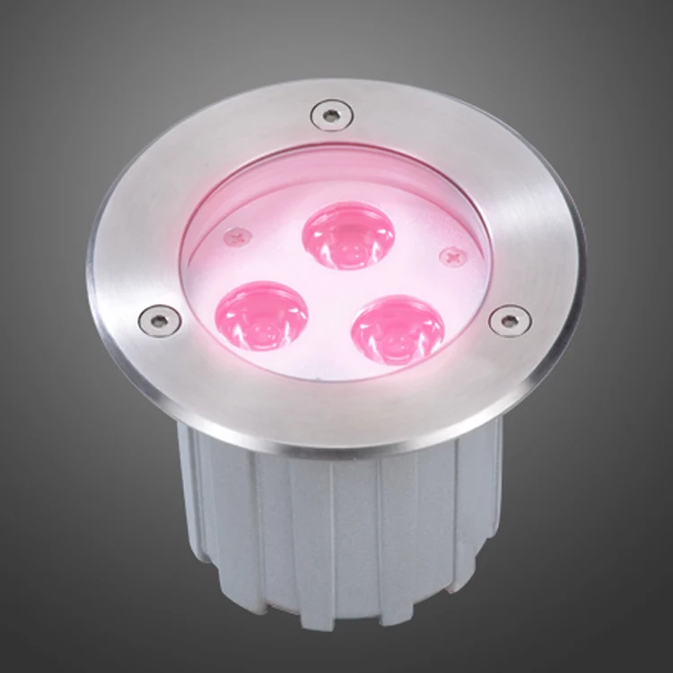3x1W IP67 водонепроницаемый RGB 24VDC подземный светильник Открытый | Лампы и освещение