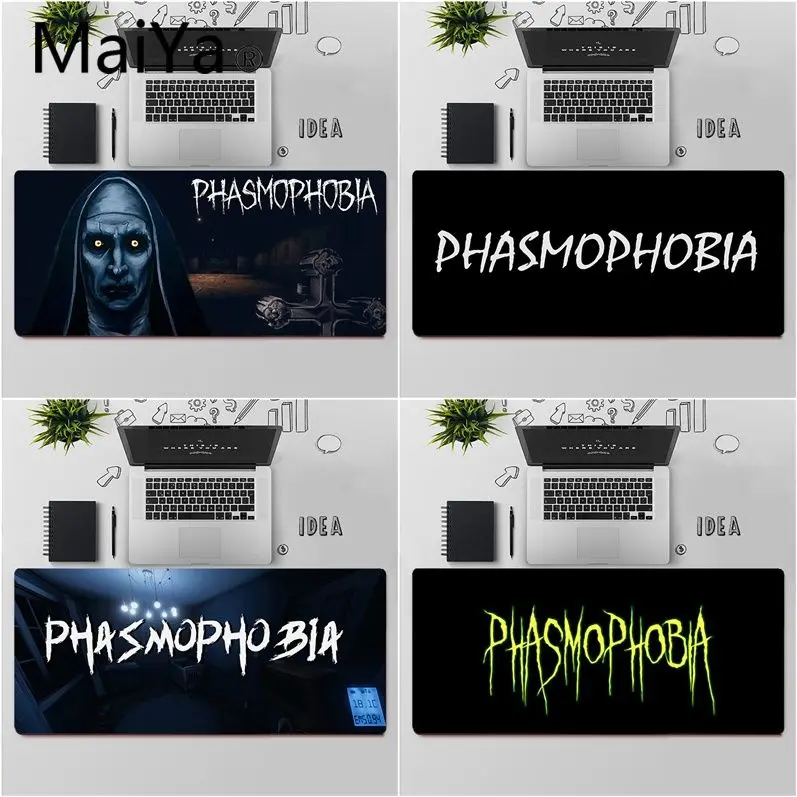 

Maiya Top Quality Horror Phasmophobia gamer play mats Mousepad Free Shipping Large Mouse Pad Keyboards Mat