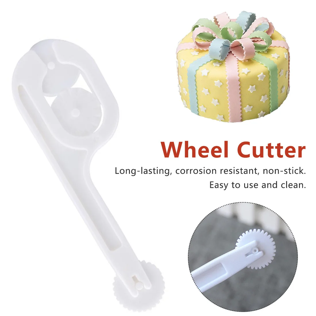 1 шт. Рождественский Маленький Ролик для тиснения ножи тортов сахарный резак