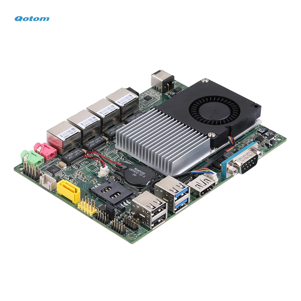 Qotom мини материнская плата Q4200UG4 P Core i5 процессор 4 Gigabit NIC PFSense CentOS Sophos для строить