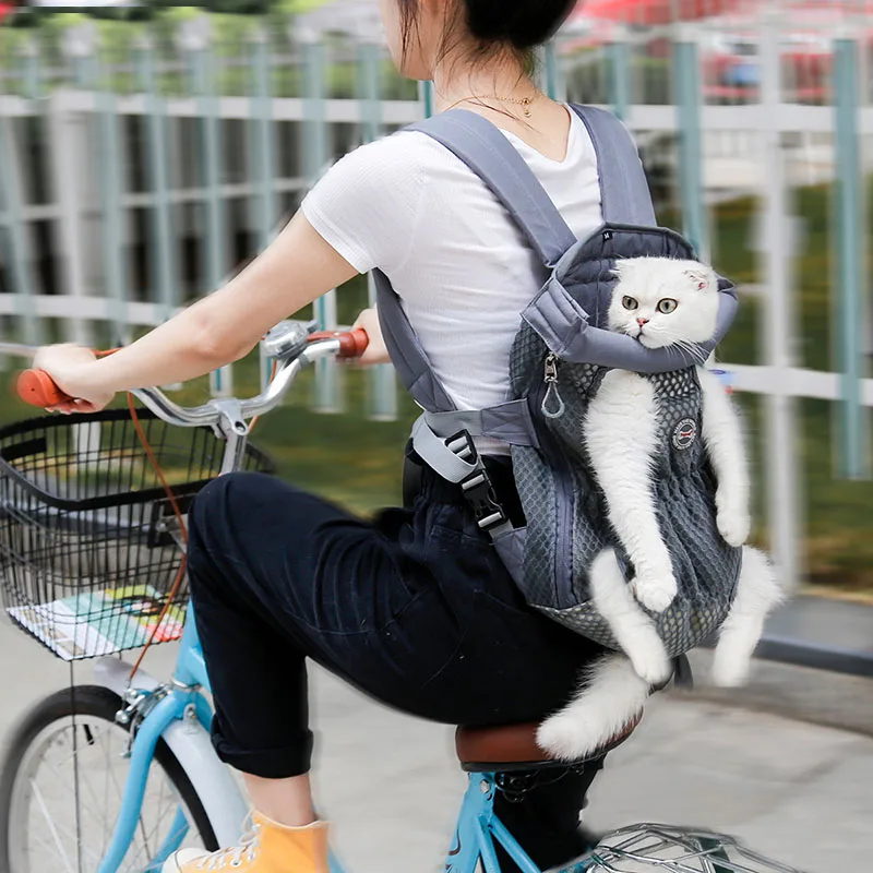 MySudui Рюкзак переноска для собак и кошек легкий дорожный рюкзак с мягкой дышащей
