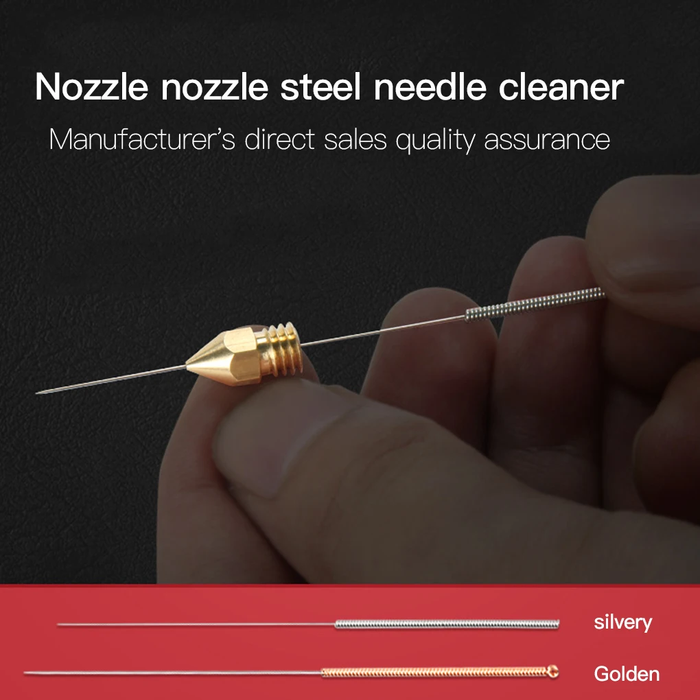 

5pcs 3D Printer Nozzle Head Cleaning Needle Stainless Steel Extruder Head Cleaning Tool