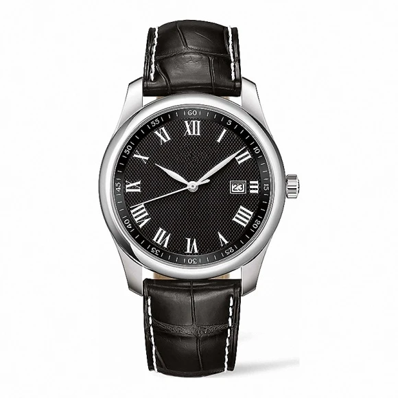 

High-end Men's Watch Famous Craftsman Series Calendar Belt Automatic Mechanical Black Leather Sapphire Glass