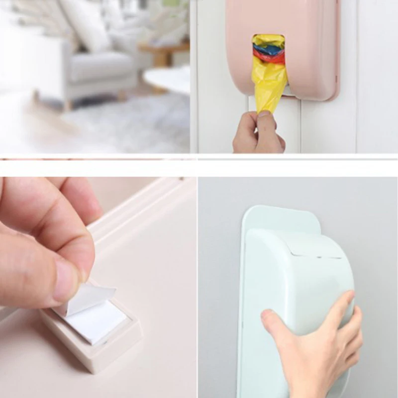 Пластиковые мешки для мусора стойка хранения держатель коробка кухонный