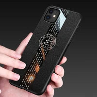 for xiaomi 10t lite case matte fabric luxury bracket magnetic phone cover case for xiaomi redmi note 9 k30s pro ultra back case