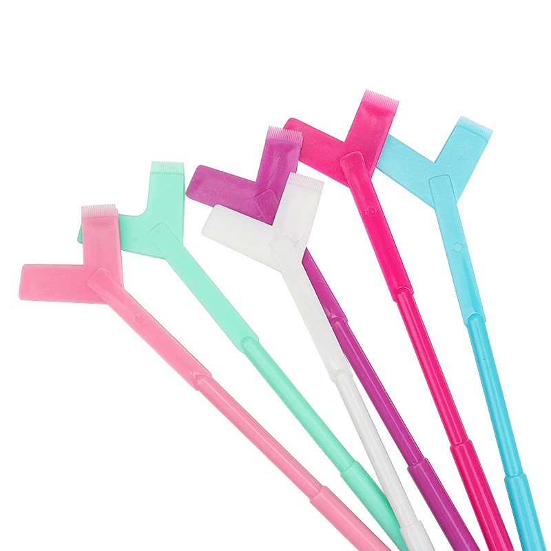 10 шт. многофункциональная Y-образная пластиковая ложка для завивки и подтяжки