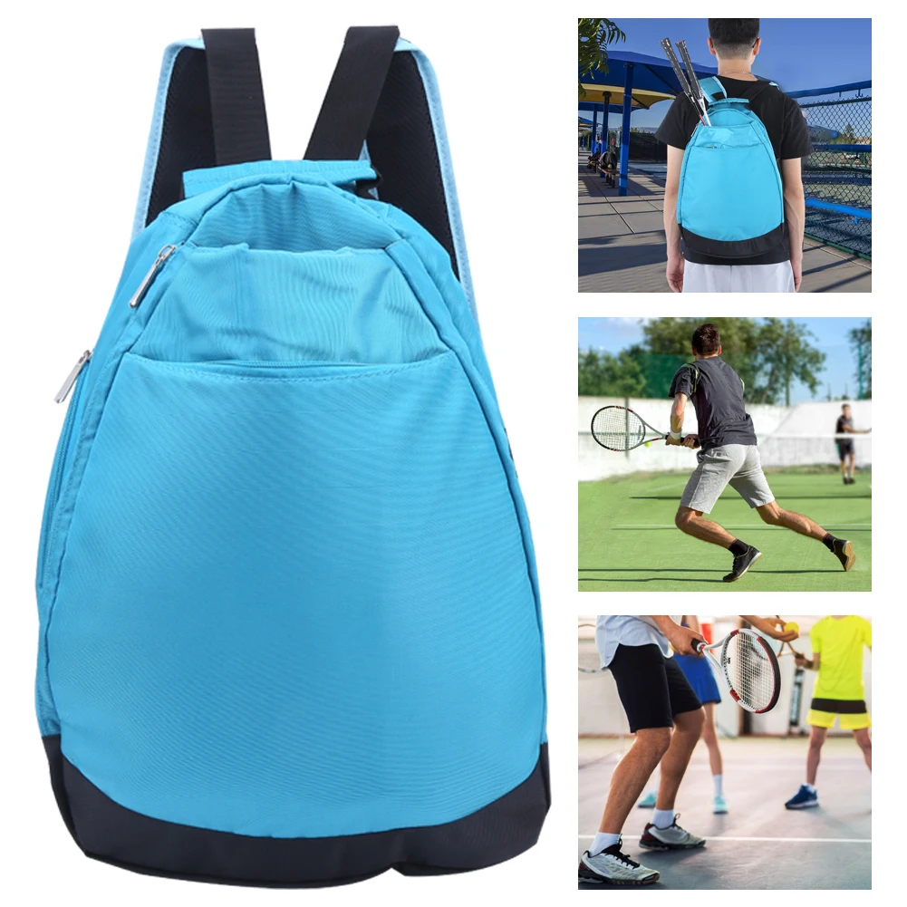

Outdoor Leisure Bag Tennis Racket Backpack Badminton Bag Sport Outdoor Multifunction Antitheft Knapsack Blue