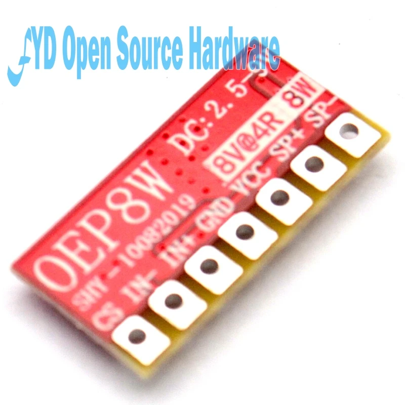 Плата цифрового усилителя мощности OEP8W моно-модуль двухсекционная литиевая