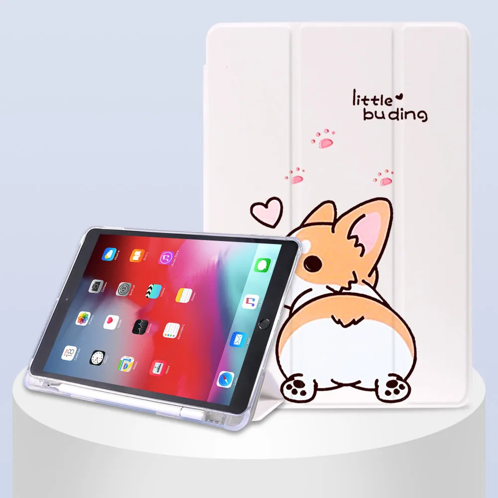 

Corgi Dog Cute Case For iPad 10.2 7th 8th Generation Case iPad Mini 5 Silicone Cover For iPad Pro 11 12.9 Case 2020 Air 4 Funda